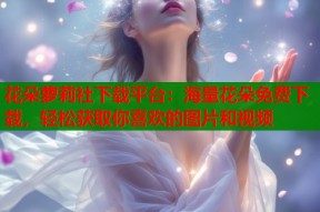 花朵萝莉社下载平台：海量花朵免费下载，轻松获取你喜欢的图片和视频