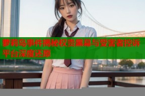 萝莉岛事件揭秘权贵黑幕与受害者控诉平台深度还原