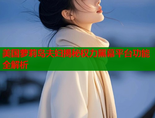 美国萝莉岛夫妇揭秘权力黑幕平台功能全解析  第2张