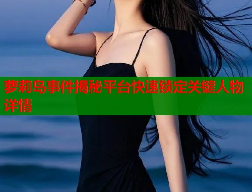萝莉岛事件揭秘平台快速锁定关键人物详情  第1张