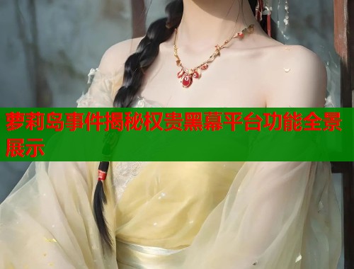 萝莉岛事件揭秘权贵黑幕平台功能全景展示  第1张