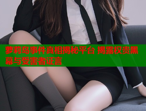 萝莉岛事件真相揭秘平台 揭露权贵黑幕与受害者证言  第2张