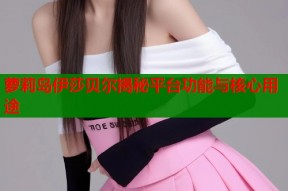 萝莉岛伊莎贝尔揭秘平台功能与核心用途